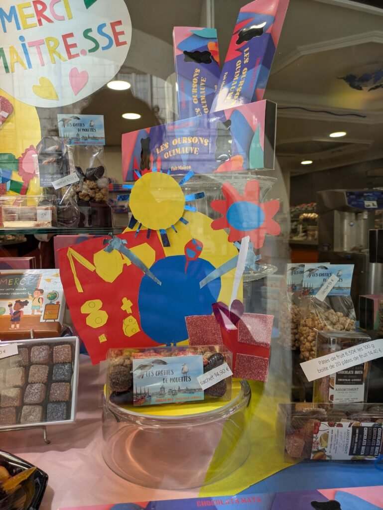 Vitrine Merci Maitresse Chocolats Maya